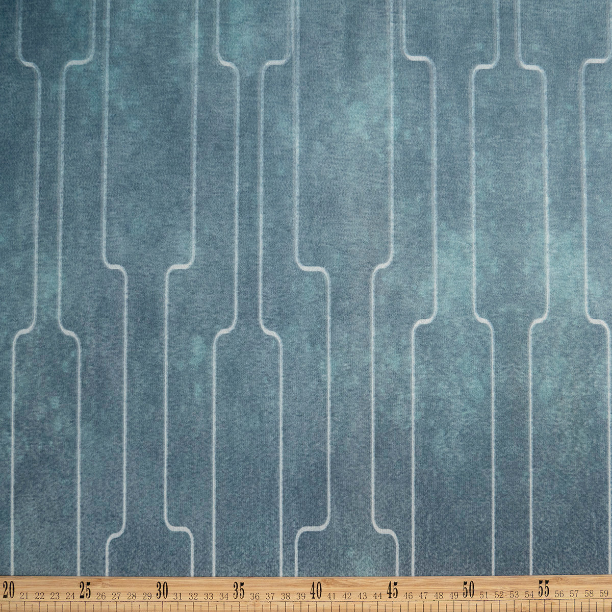 ALFOMBRA PARA BANHO VERDE ATLANTIS PATRON GEOMETRICO LINEAL