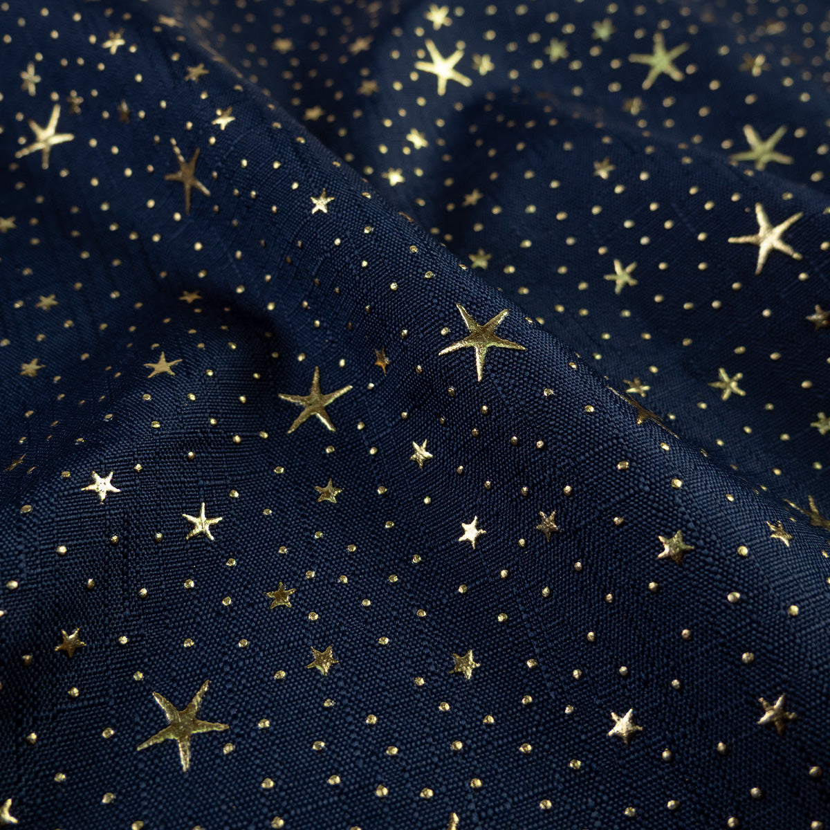 MANTELERIA LINO ESTRELLITAS AZUL ECLIPSE