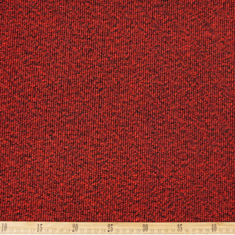 MINI FELPUDO MELANGE ROJO LAVA MOLTEN