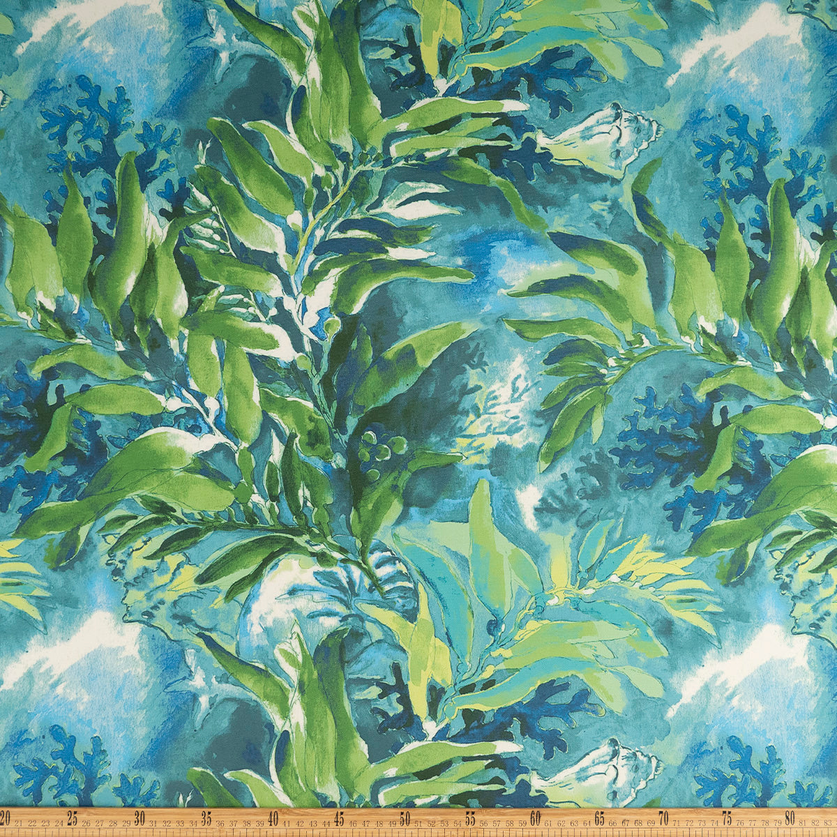 CANVAS POLY ESTAMPADO VERDE CERAMICA HOJAS