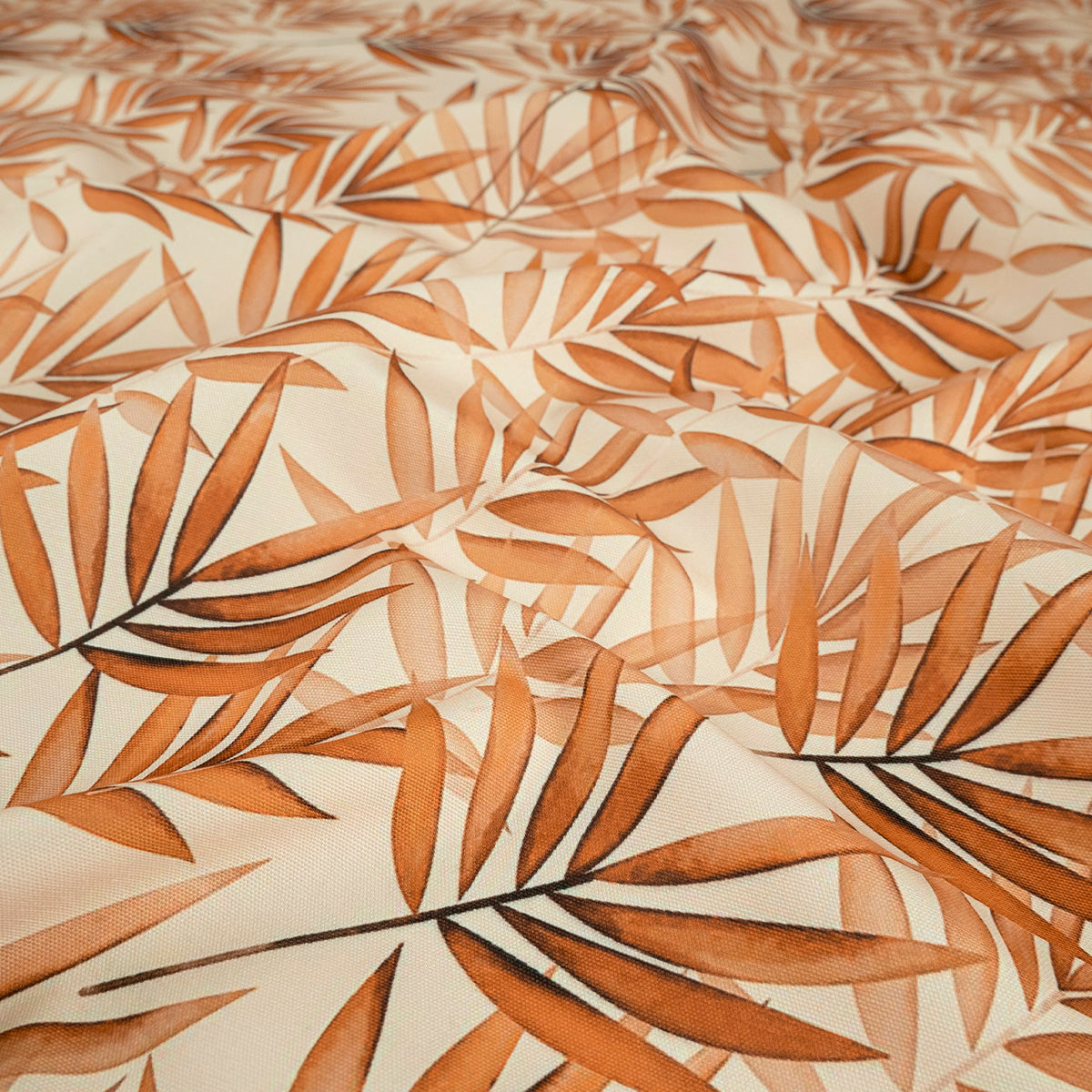 CANVAS POLY ESTAMPADO BEIGE LANA HOJA BAMBU