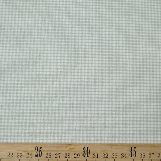 POPLIN CUADRILLE VERDE ALBAHACA
