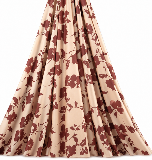 PIEL DE DURAZNO ESTAMPADO SALMON APRICOT