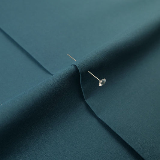 POPLIN LISO VERDE ATLANTICO PROFUNDO