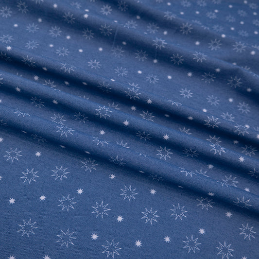 DENIM ESTAMPADO AZUL MOONLIGHT ESTRELLAS