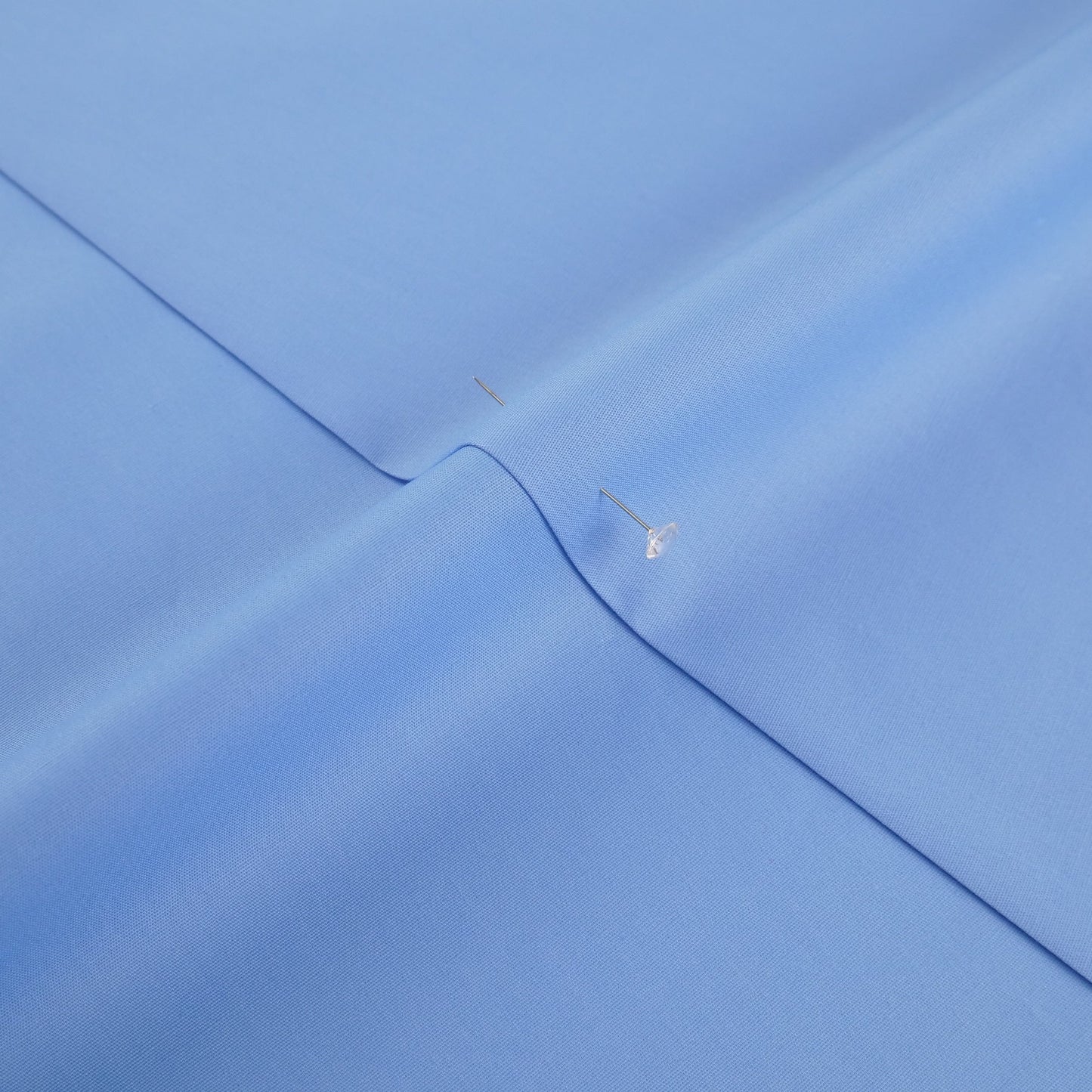POPLIN COTTON LISO SP CELESTE NINO