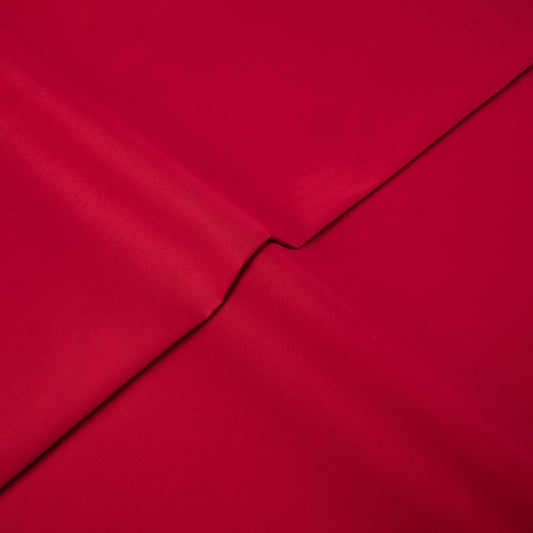 POPLIN COTTON LISO SP ROJO AMERICAN BEAUTY