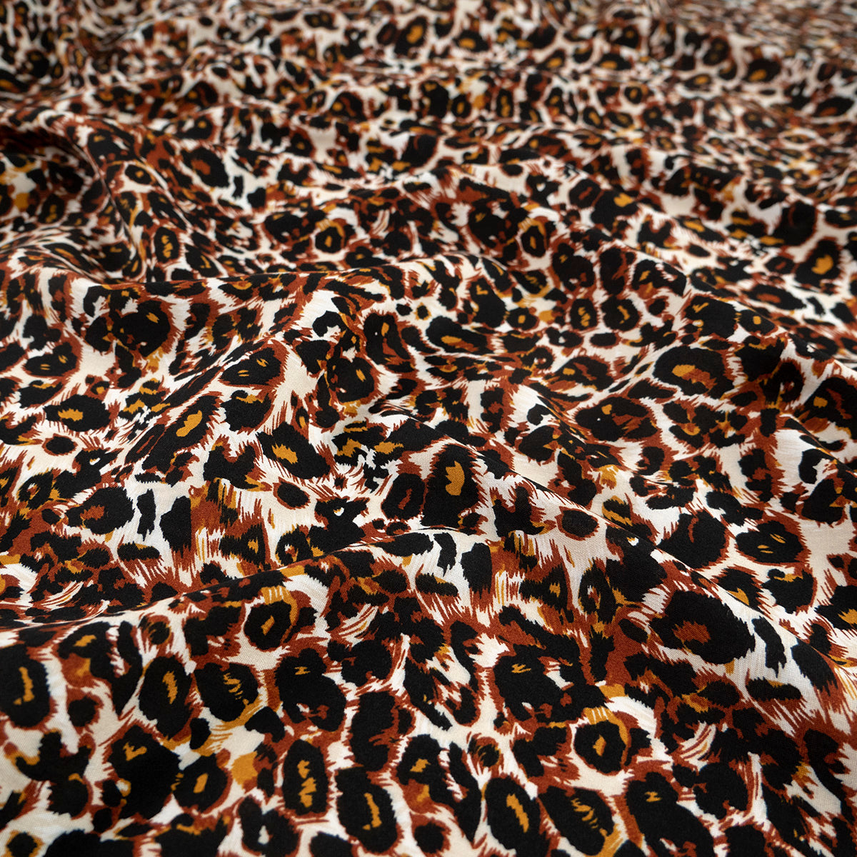 FIBRANA ESTAMPADA BEIGE LANA ANIMAL PRINT