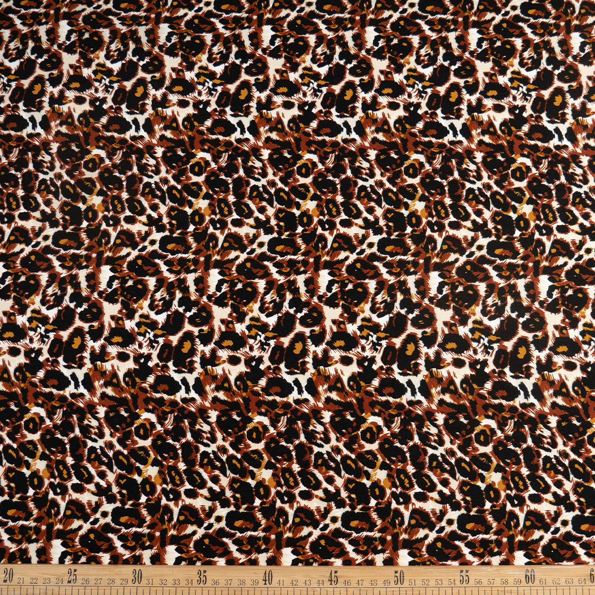 FIBRANA ESTAMPADA BEIGE LANA ANIMAL PRINT