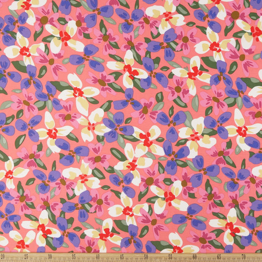 FIBRANA ESTAMPADA CORAL FLORAL