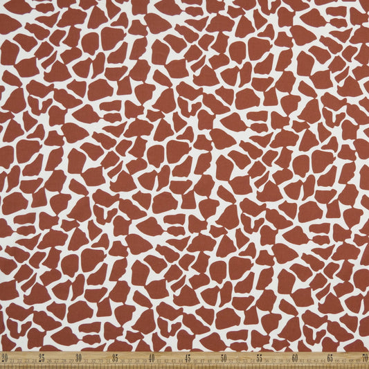 FIBRANA ESTAMPADA CHOCOLATE LAB ANIMAL PRINT