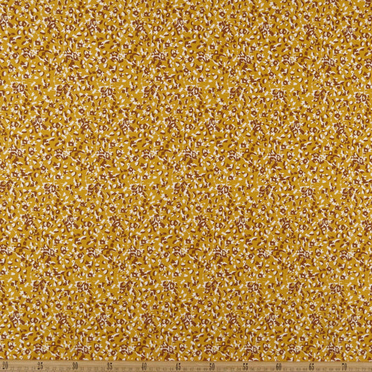 FIBRANA ESTAMPADA AMARILLO MINERAL FLORAL