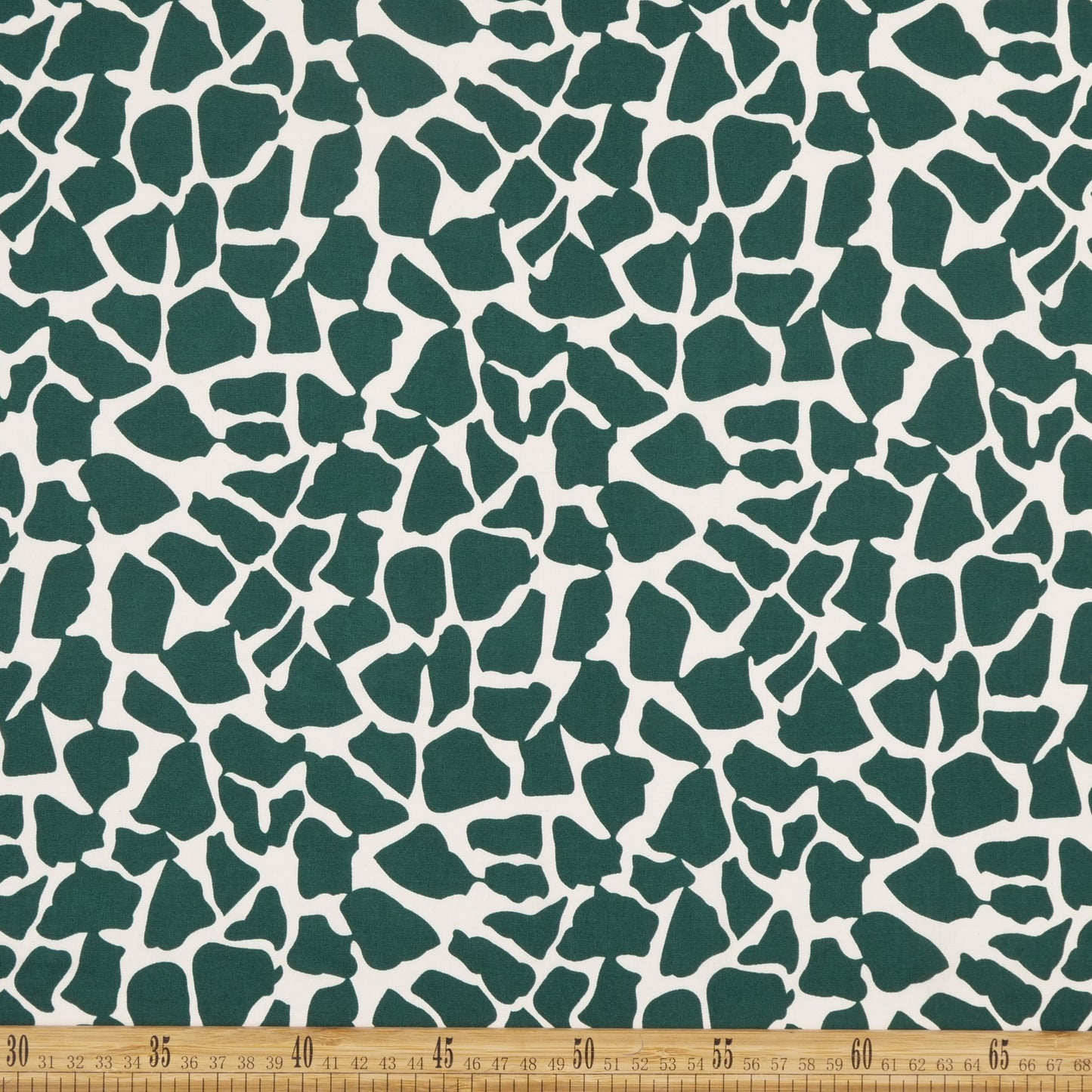 FIBRANA ESTAMPADA VERDE OSCURO ANIMAL PRINT ACEBRADO