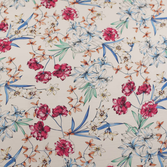 FIBRANA ESTAMPADA BLANCO BRILLANTE