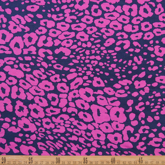 FIBRANA ESTAMPADA VIOLETA AFRICA ANIMAL PRINT