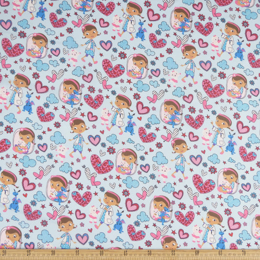 POPLIN TC ESTAMPADO AZUL VISTA
