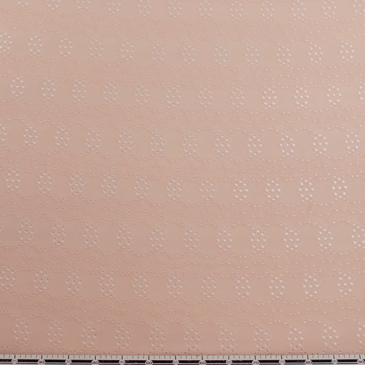 BRODERIE SPANDEX ROSA DURAZNO CANASTA FLORAL