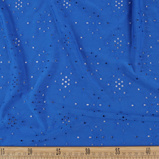 BRODERIE SPANDEX AZUL ROYAL BULGAROS