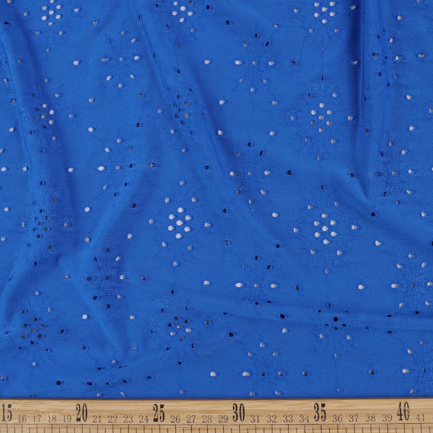 BRODERIE SPANDEX AZUL ROYAL BULGAROS