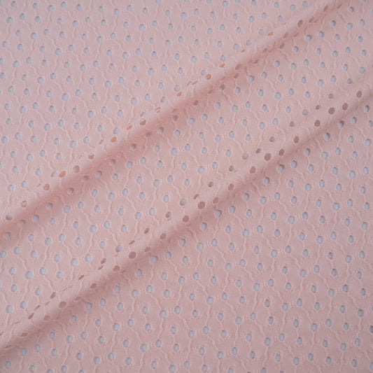 BRODERIE SPANDEX ROSA DURAZNO