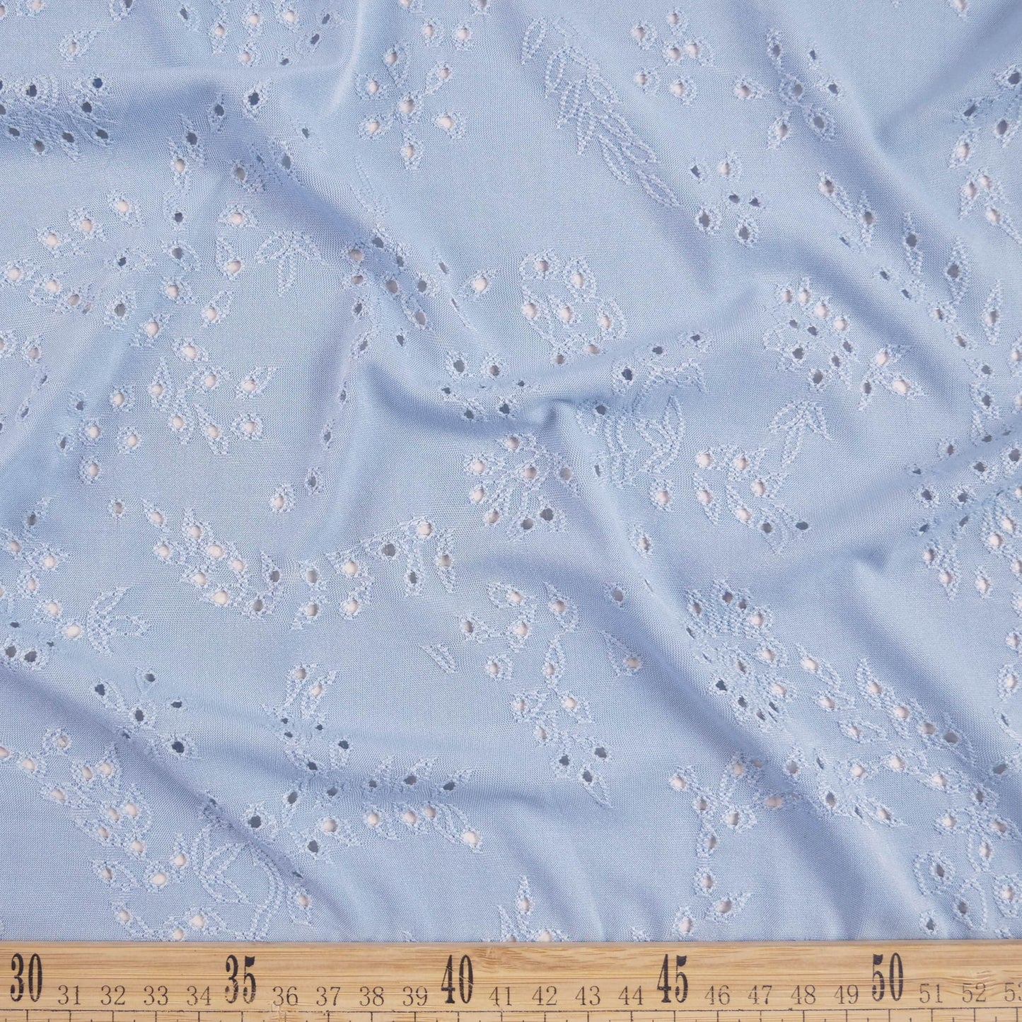 BRODERIE SPANDEX CELESTE FORGET CON PETALOS