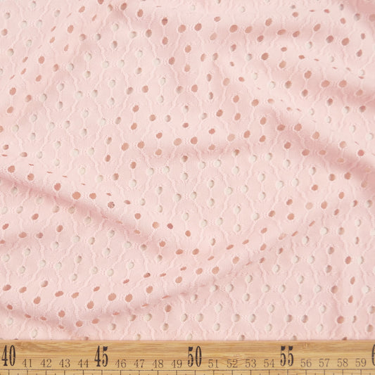 BRODERIE SPANDEX ROSA ORQUIDEA CON PETALOS