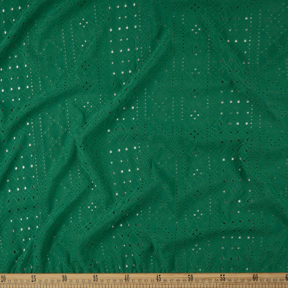 BRODERIE SPANDEX VERDE LAGO ARABESCO