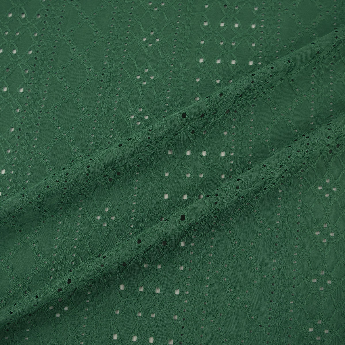 BRODERIE SPANDEX VERDE LAGO ARABESCO