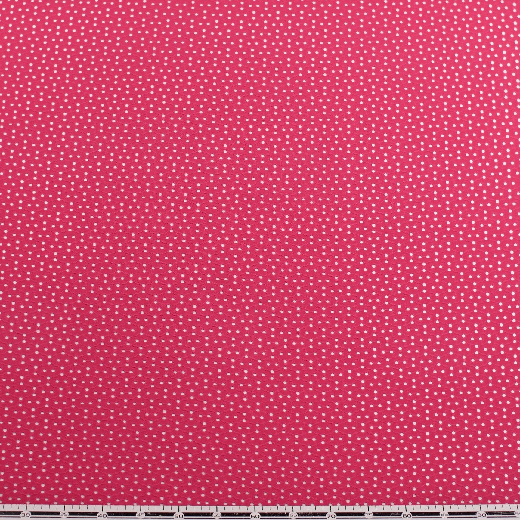 BRODERIE SPANDEX LILA ROSA PUNTITOS