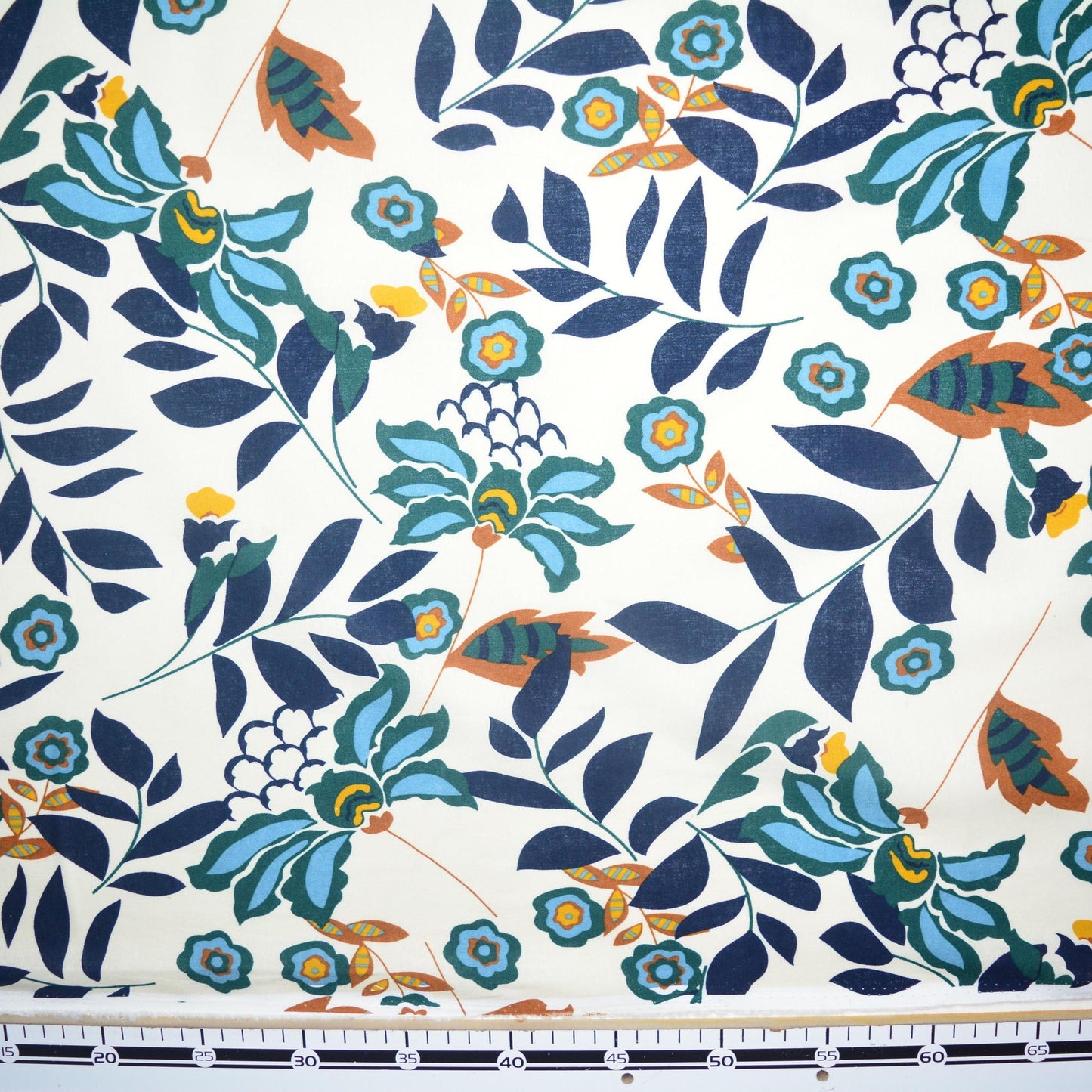 LINO ESTAMPADO BLANCO PAPIRO FLORAL