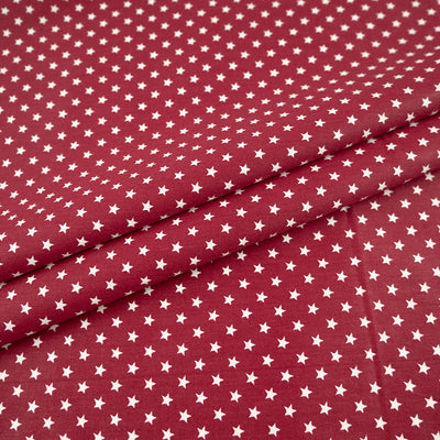 DRIL NAVIDAD BORDO VINO RUBY ESTRELLITAS