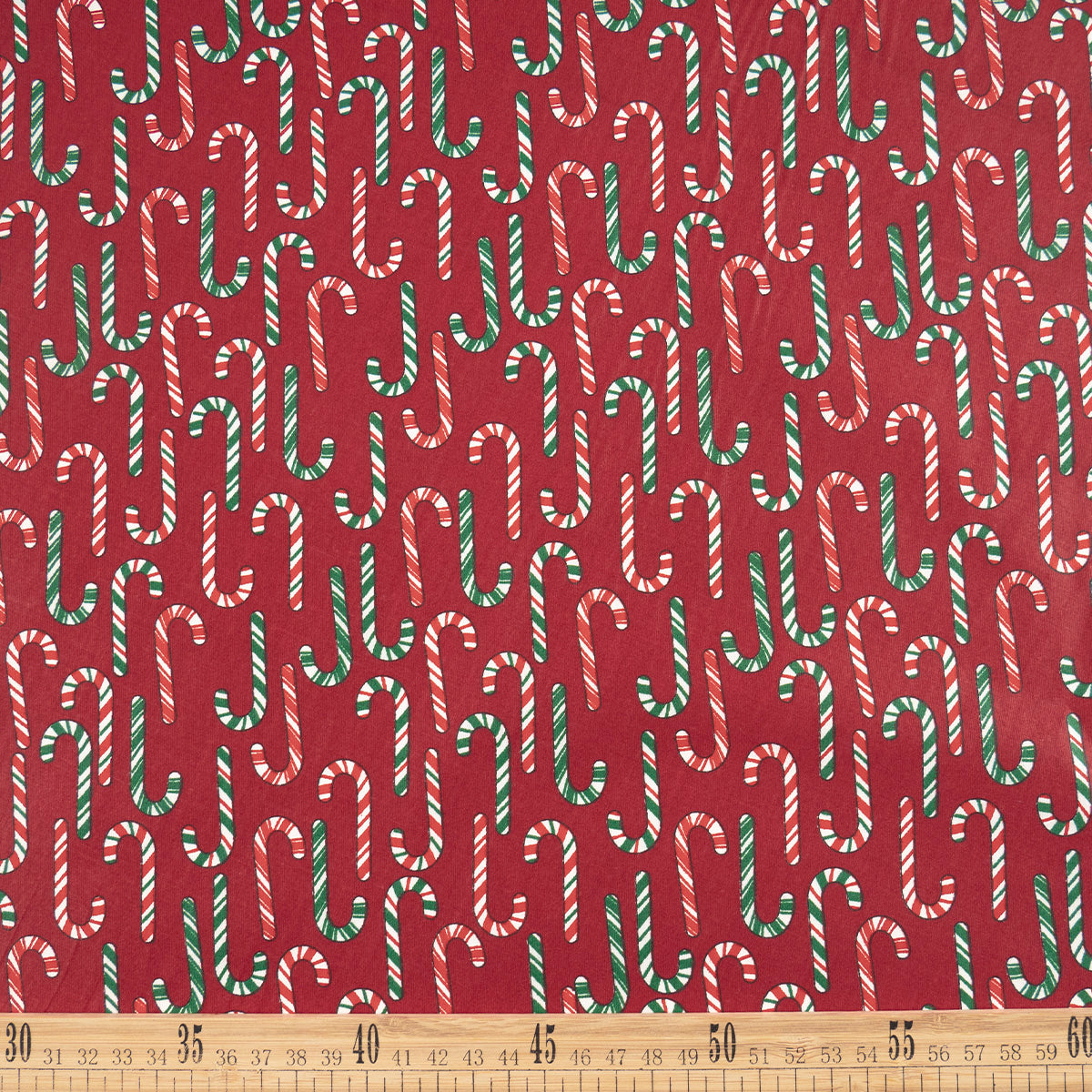 DRIL NAVIDAD ROJO RIO BASTÓN DE CARAMELO