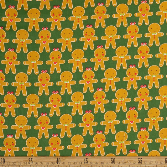 DRIL NAVIDAD VERDE HELECHO