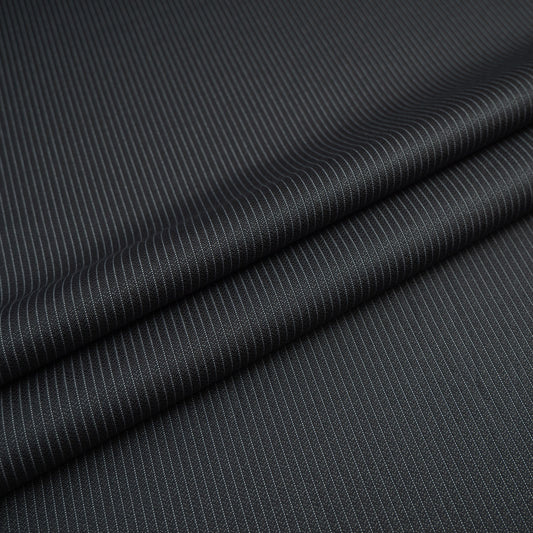 CASHMERE ESPIGA RAYAS NEGRO METEORITO