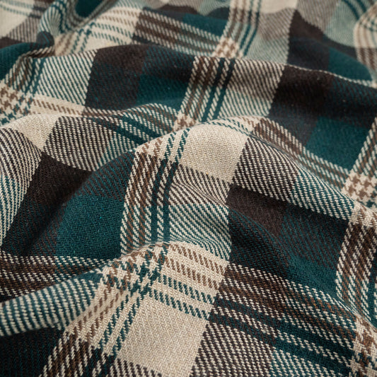 PANHO LANA SIMONE ESTAMPADO VERDE CERAMICA TARTAN