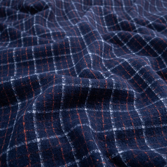 PANHO LANA SIMONE ESTAMPADO AZUL ECLIPSE TOTAL TARTAN