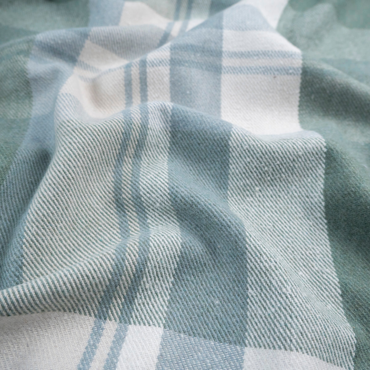 PANHO LANA SIMONE ESTAMPADO VERDE SECO TARTAN