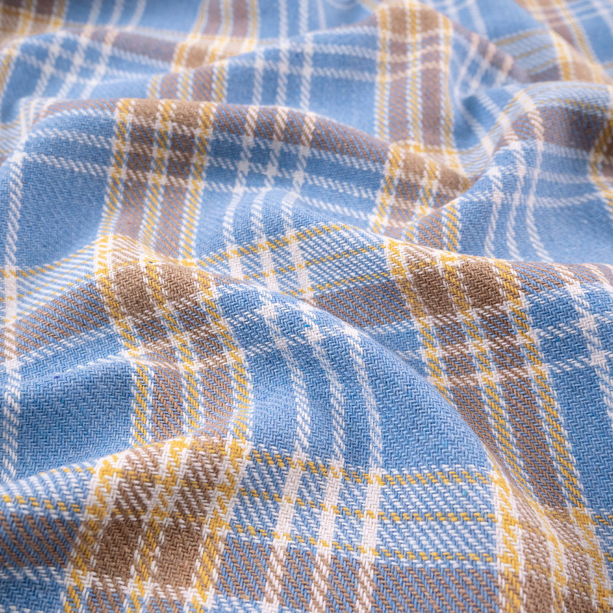 PANHO LANA SIMONE ESTAMPADO AZUL VISTA TARTAN