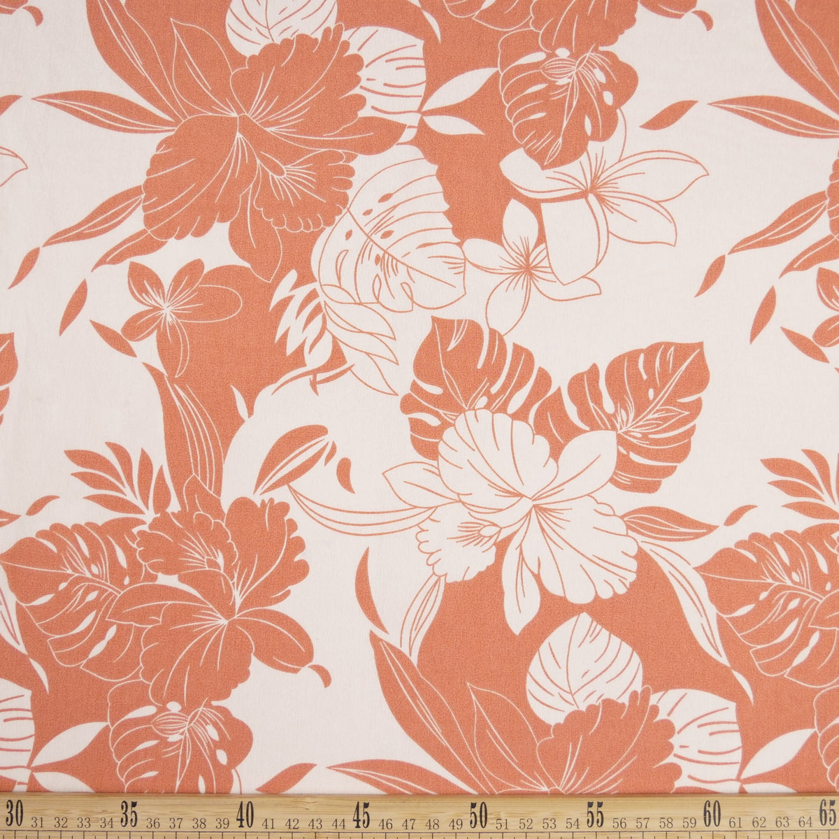 FIBRANA NYLON ESTAMPADO ROSA ADOBE BOTANICO FLORAL