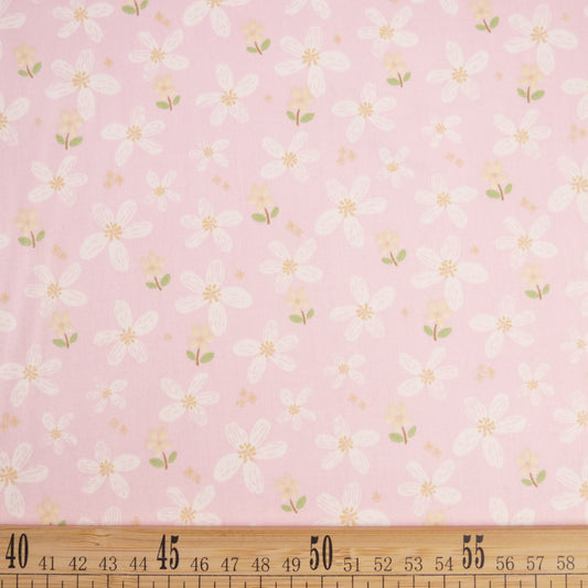 DRIL DACA ESTAMPADO ROSA BRIDE FLORAL