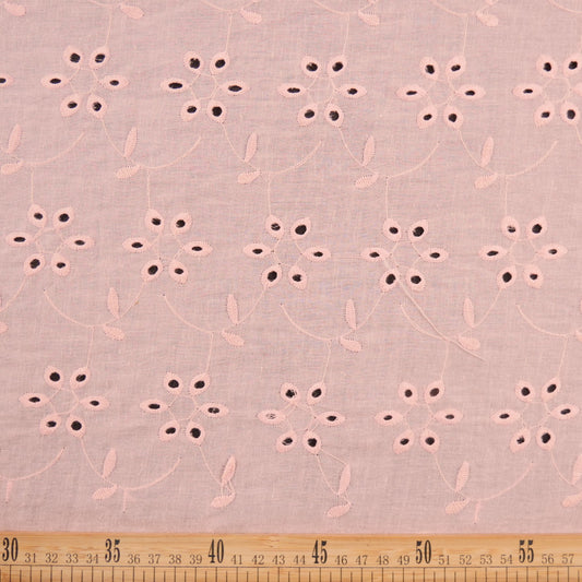 BRODERIE ESPANHOL ROSA MELOCOTON PARFAIT FLORAL