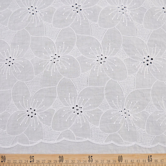 BRODERIE ESPANHOL VERDE AGUA HONEYDEW CON FLORES