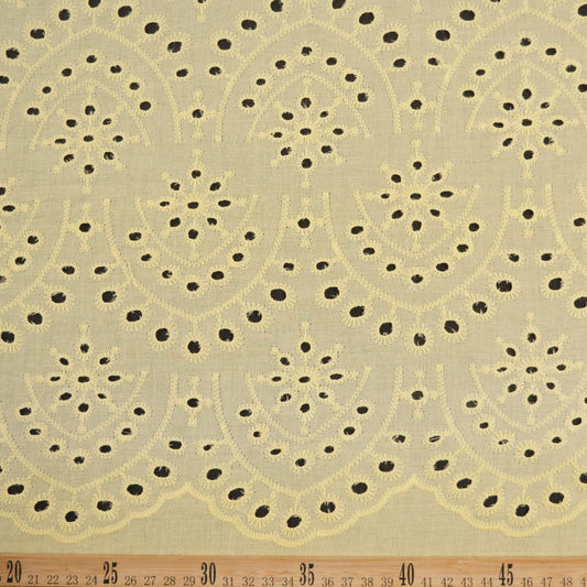 BRODERIE ESPANHOL AMARILLO MIMOSA GEOMETRICO