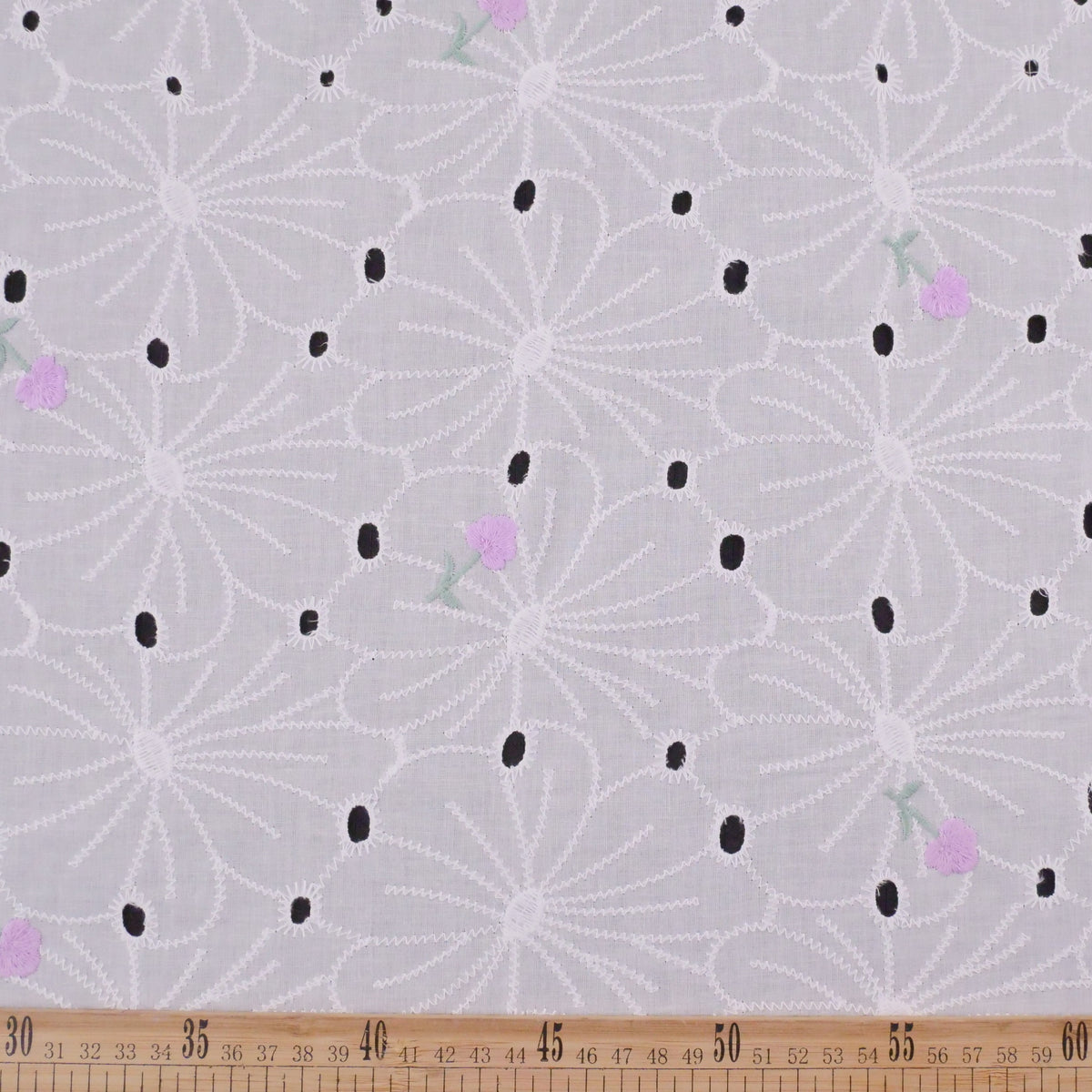 BRODERIE ESPANHOL LILA LAVANDA FLORAL