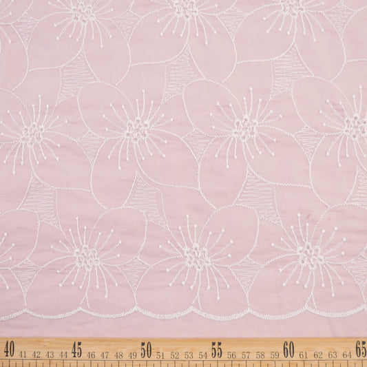 BRODERIE ESPANHOL LILA ANTIGUO CON FLORES