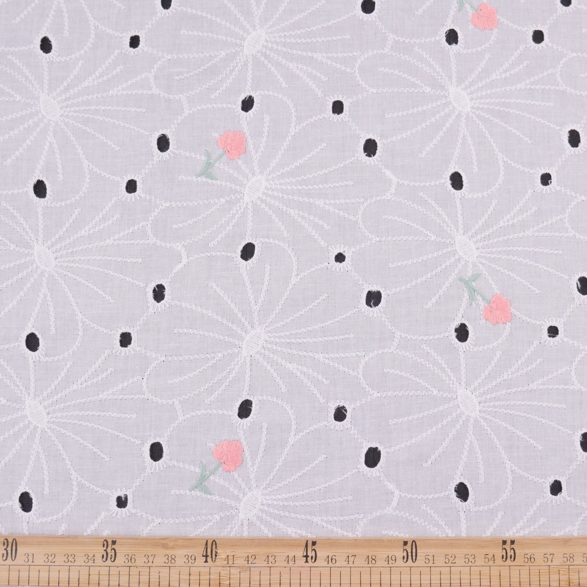 BRODERIE ESPANHOL CORAL FLORAL