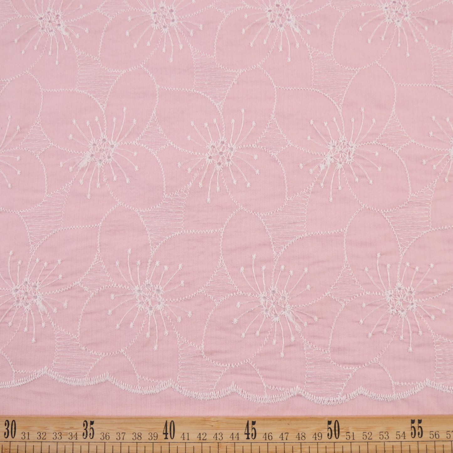 BRODERIE ESPANHOL ROSA SMOKE CON FLORES