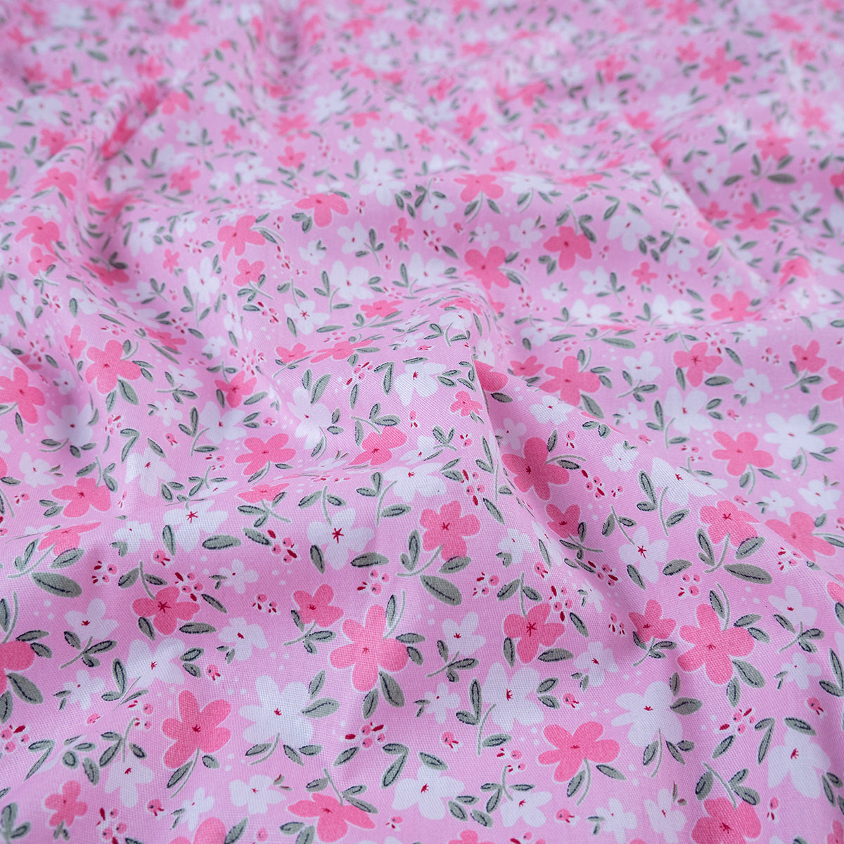 POPLIN DEEP ESTAMPADO ROSA FLOR CLARA FLORAL