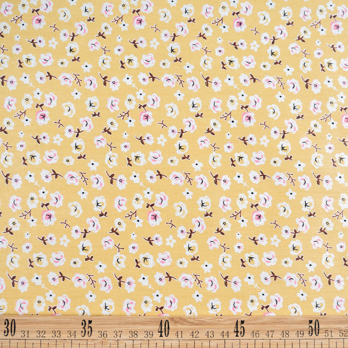 POPLIN DEEP ESTAMPADO AMARILLO MIEL FLORAL