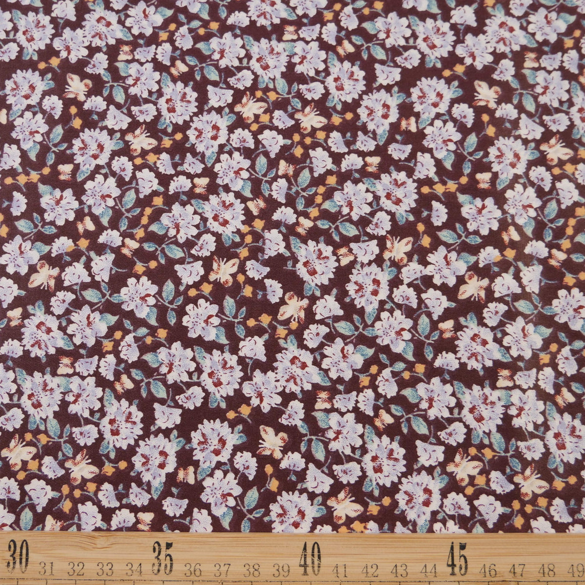 POPLIN DEEP ESTAMPADO CHOCOLATE CHIP FLORAL BLANCO